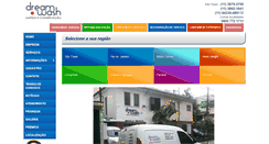 Desktop Screenshot of dreamwash.com.br